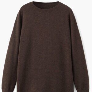 Mango Fine Knit Long Sleeve Sweater Dress